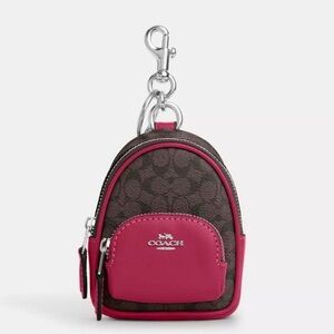 Coach Mini Backpack Keychain